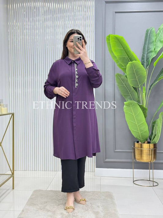 Aylin Tunic -Purple