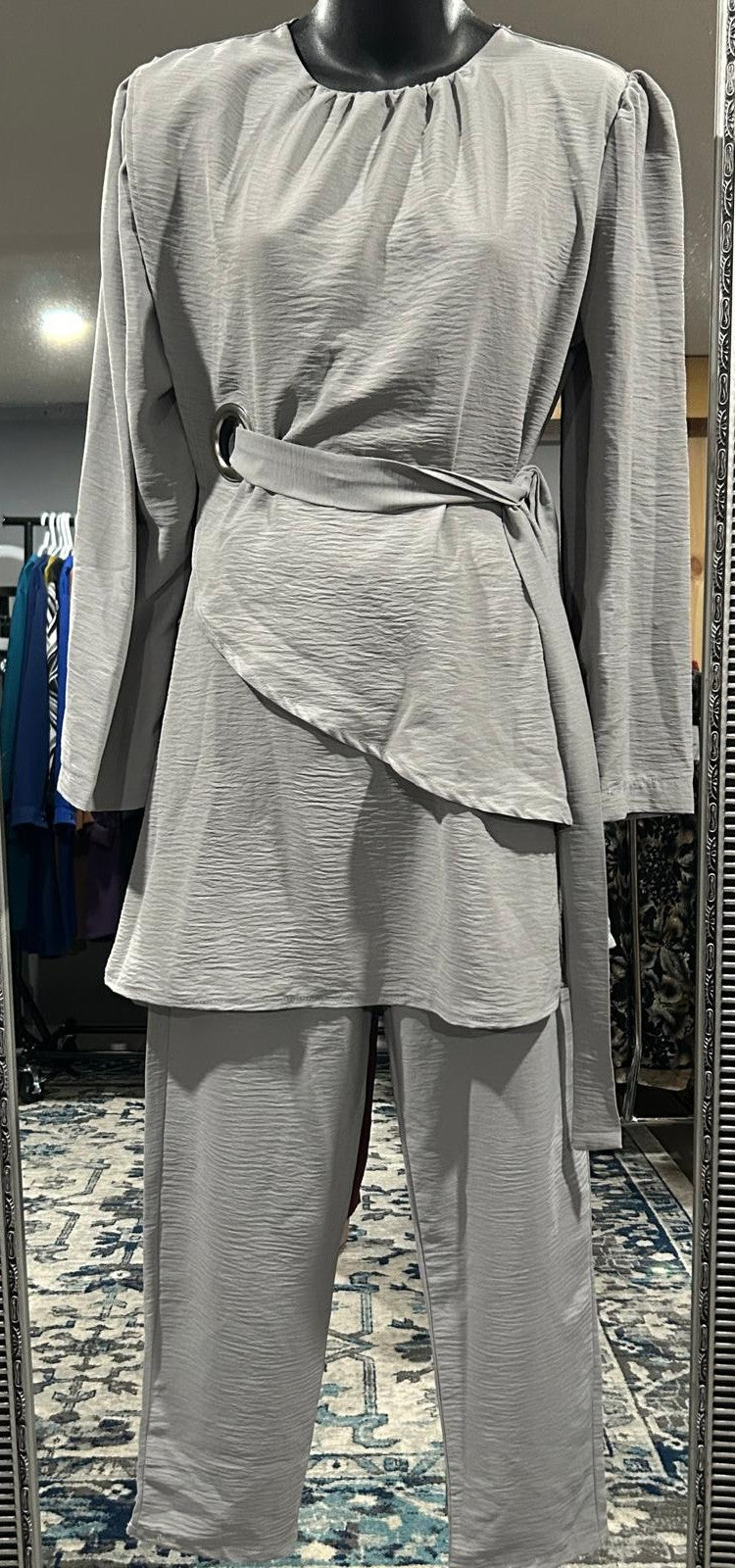 grey casual set