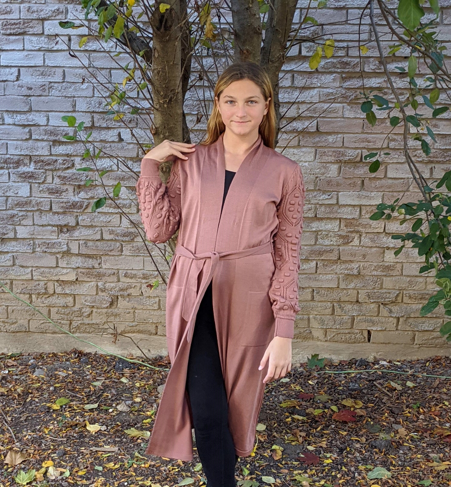 Long Cardigan - Pink