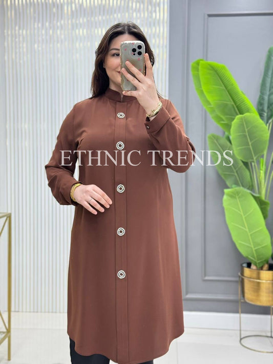 Evening Calm Tunic - Brown