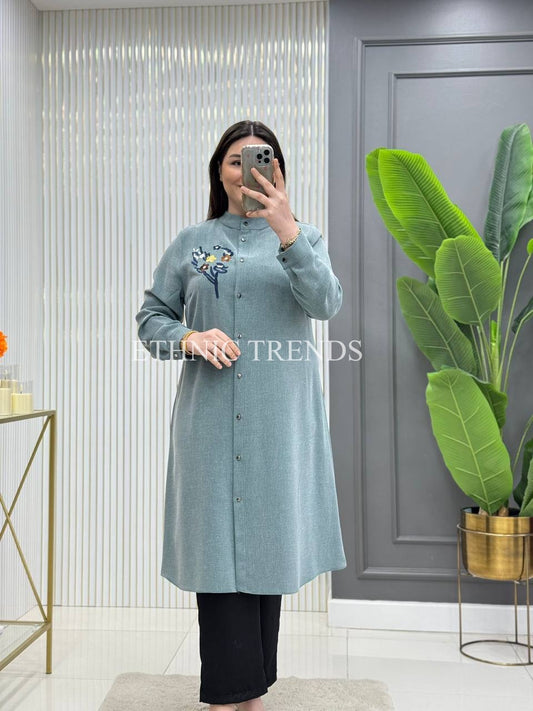 Bahar Mood Tunic - Green