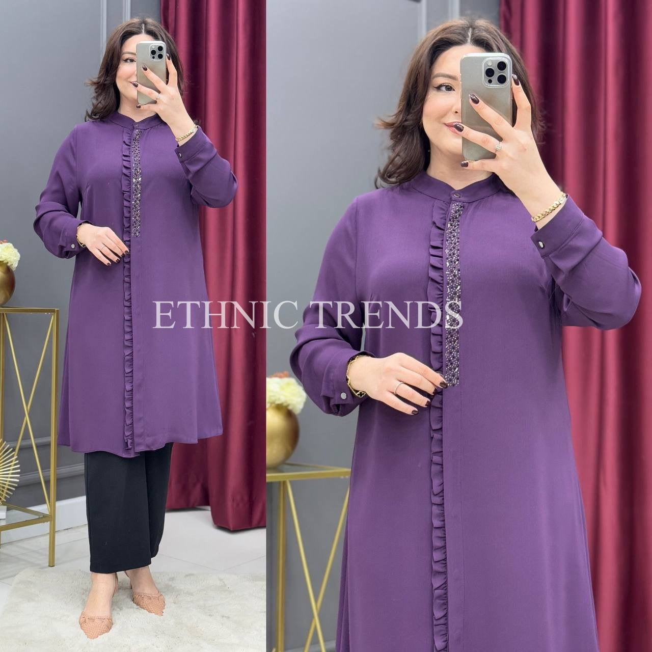 Leyla Tunic - Purple