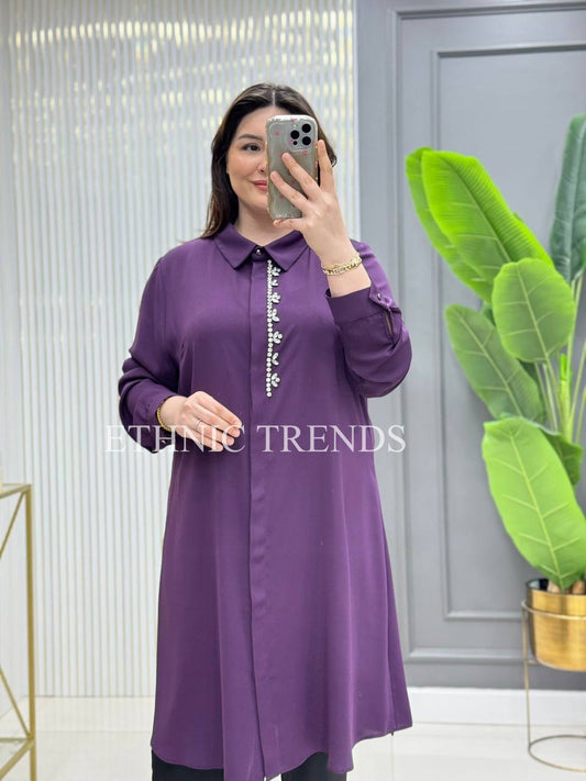 Aylin Tunic -Purple
