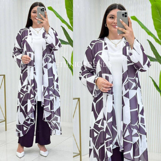 Draped in Anatolia 3 piece set - Purple