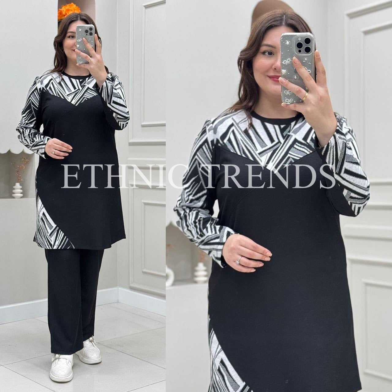 Zebra print tunic