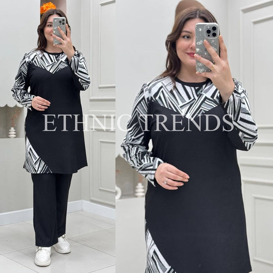 Zebra print tunic