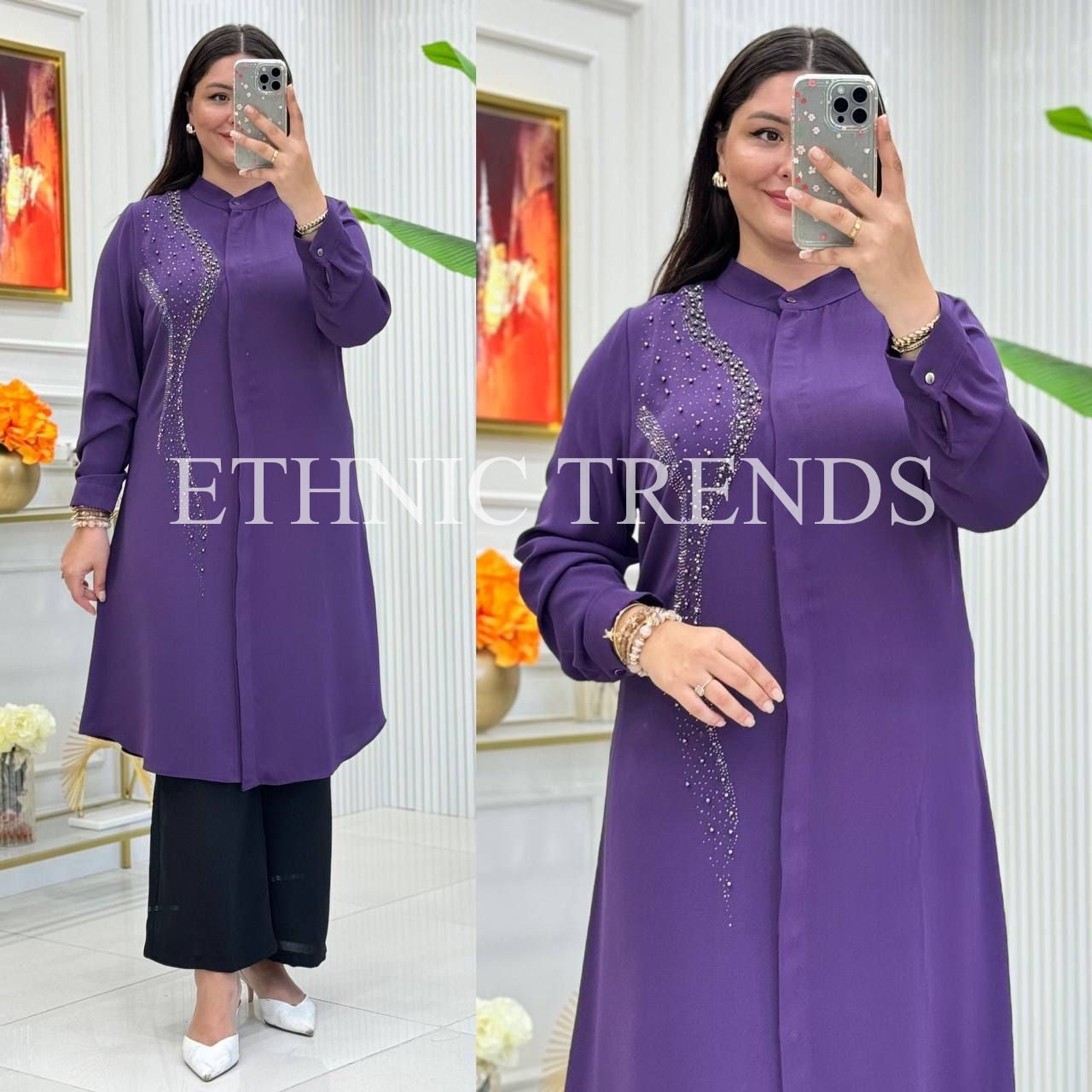 Fancy tunic - purple