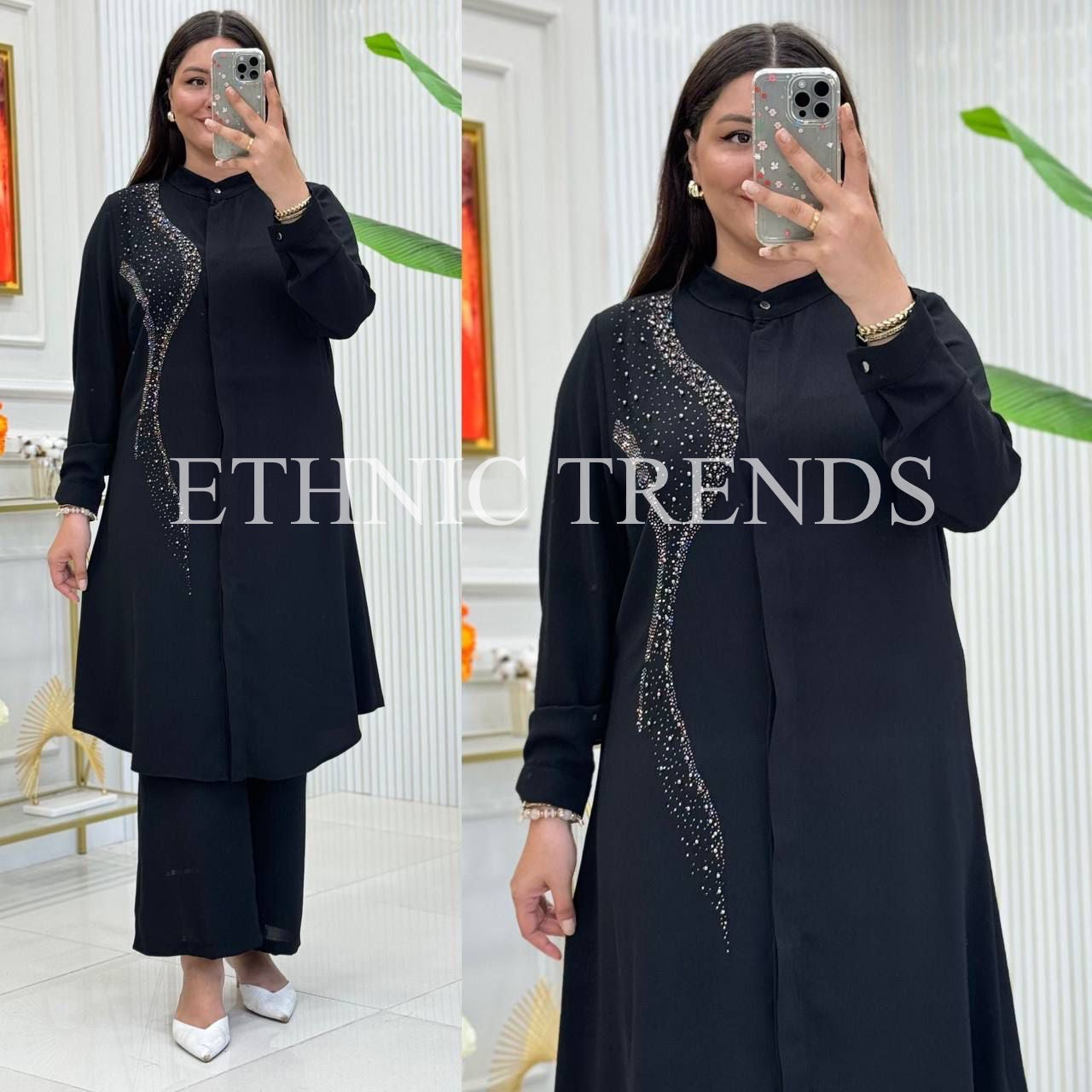 Fancy tunic - black