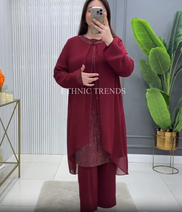 Antalya Breeze 2 piece set - Red