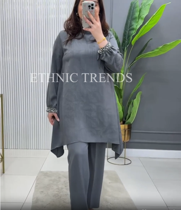 Esra 2 piece set - Grey
