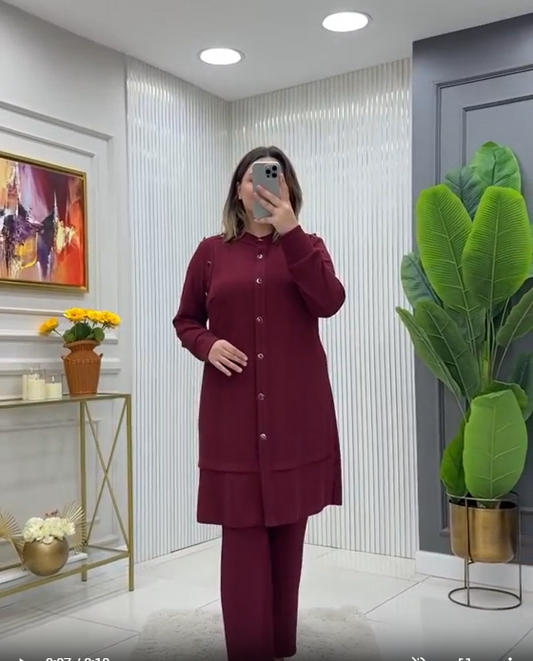 Kaya winter set - Maroon