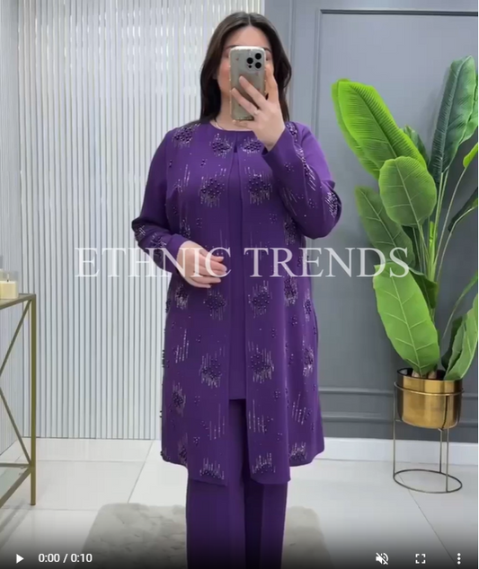 Pearl Glow 2 piece set - Purple