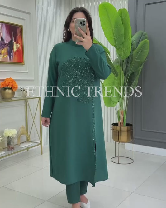 Long party coord - Green