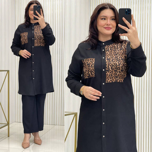 Leopard Patch Tunic