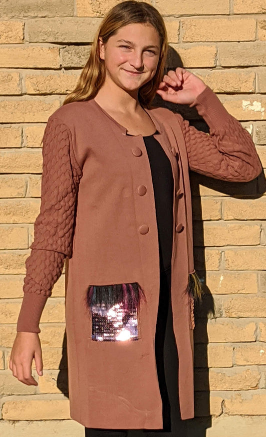 Sequin Cardigan