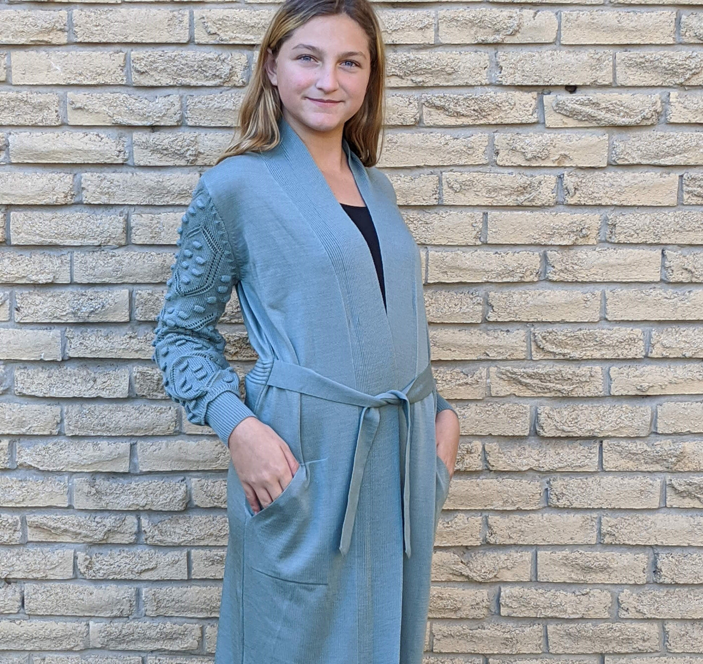 Long Cardigan - Light Green
