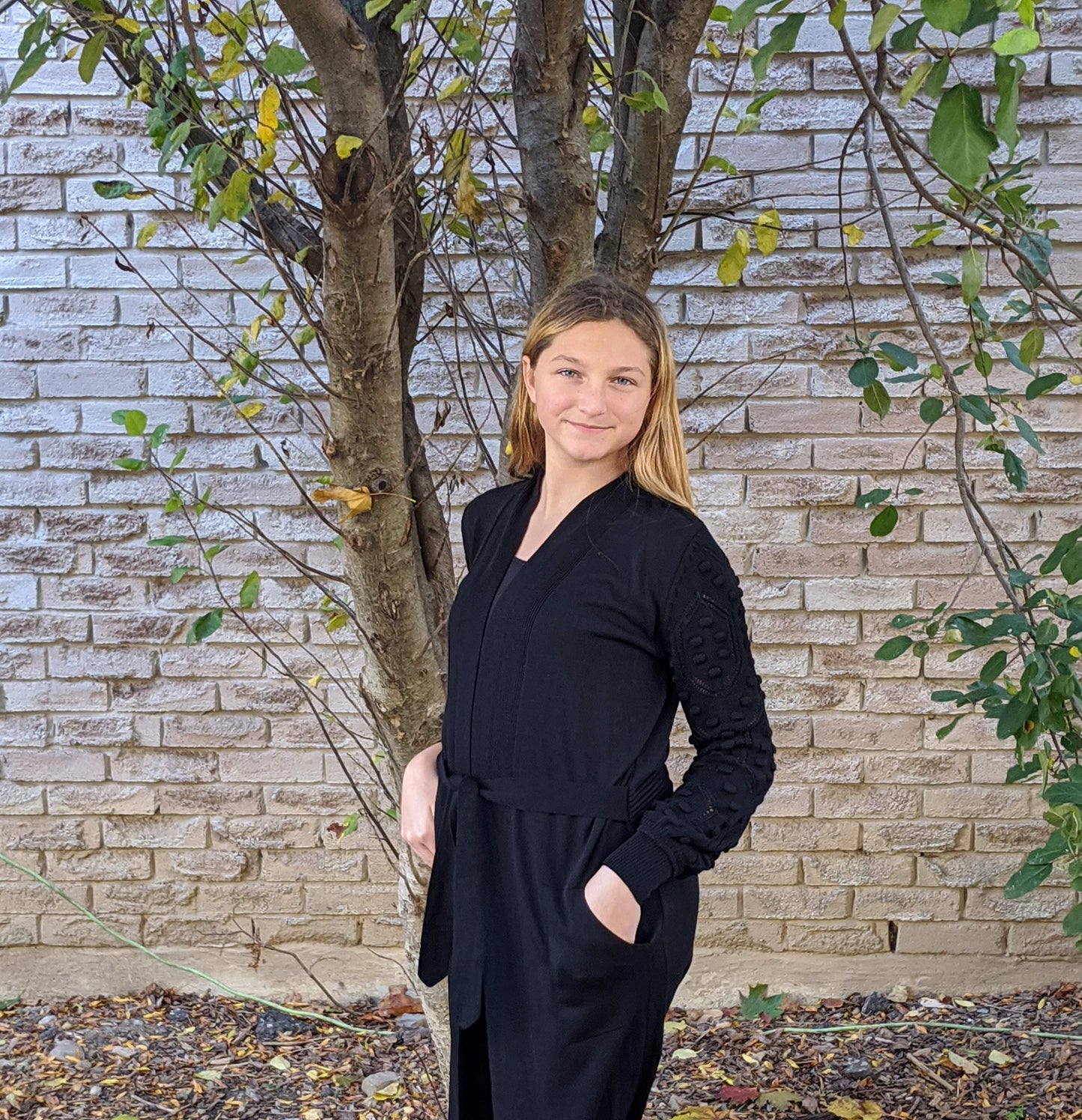 Long Cardigan - Black