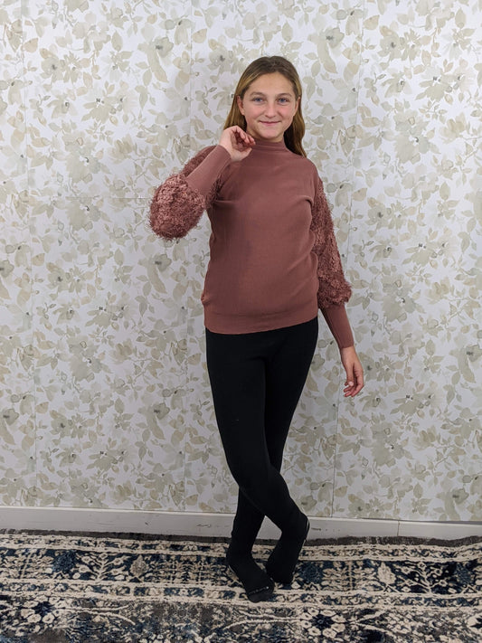 Fuzzy Sleeves - Pink