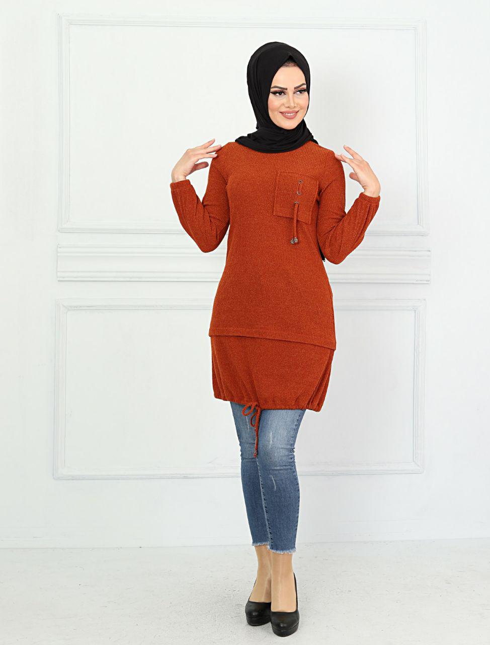 Tunic Sweater with draw string